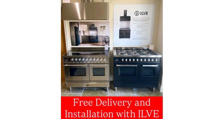 Free Delivery and Installation on any ILVE Range Cooker Purchased 