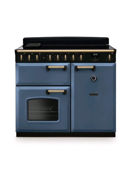 Stone Blue Antique Brass