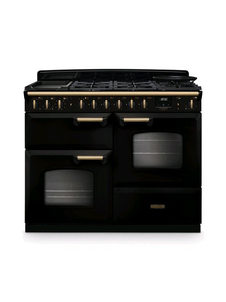 Gloss Black Antique Brass