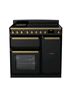 Gloss Black Antique Brass