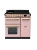 Pale Pink Antique Brass
