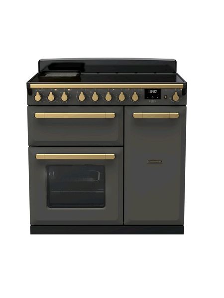 Slate Grey Antique Brass