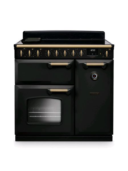 Gloss Black Antique Brass