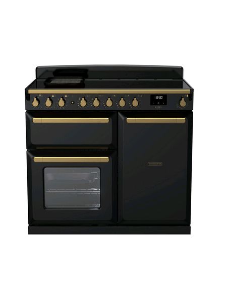 Gloss Black Antique Brass