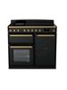 Gloss Black Antique Brass