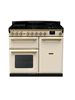 Pale Cream Antique Brass