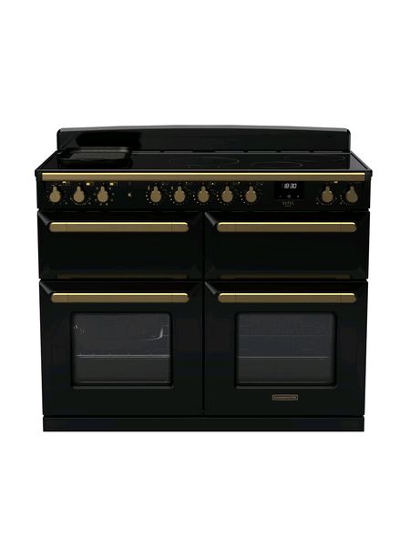 Gloss Black Antique Brass