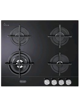 Delonghi Cookers 60cm black ceramic glass gas hob