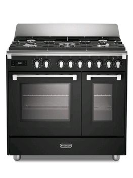 Delonghi Cookers Bassano 90cm Electric Multifunctional cooker with gas hob Anthracite