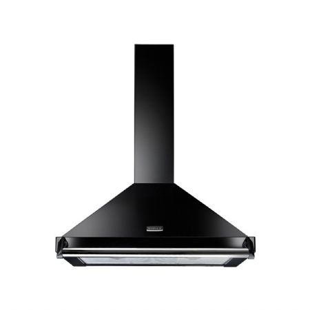 90 Classic Chimney Hood Black/Chrome