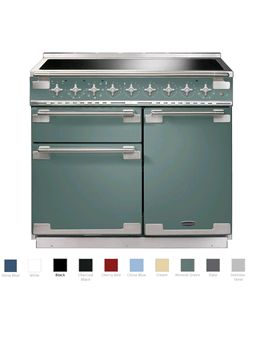 Rangemaster Elise 100 Induction range cooker with brushed nickel trim