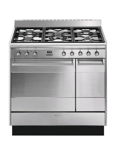 concert 90cm dual fuel range cooker