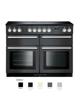 Rangemaster Nexus SE 110 induction range cooker with chrome trim