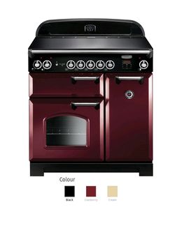 Rangemaster Classic 90 Induction Range Cooker with chrome trim