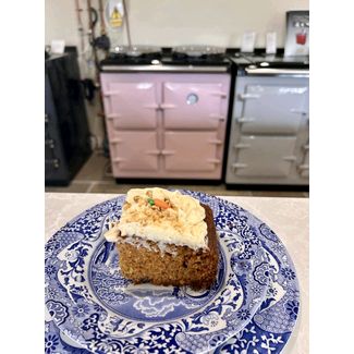 Carrot cake baked in our Pink Heritage Oil 