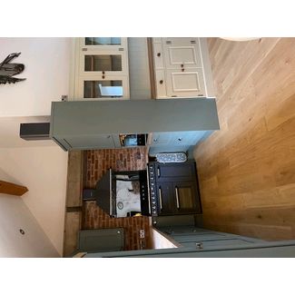 We Recently Supplied a Smeg Victoria 90cm Electric Range Cooker and Hood in Slate