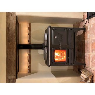 ESSE Ironheart Wood Burning Range Cooker Installed by us